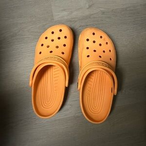 orange crocs
